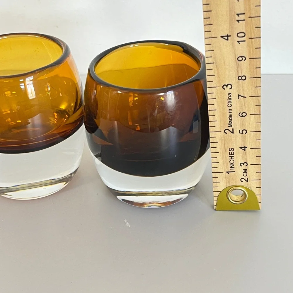 Crate&Barrel hand blown